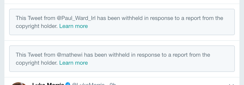 Illustration for article titled Twitter Doesn't Want You Sharing This Link About TV Piracy